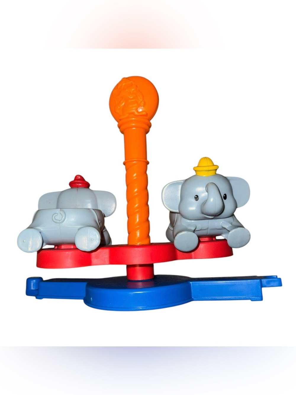 Mattel Elephant Carousel Playset - Orange, Red, Blue & Gray